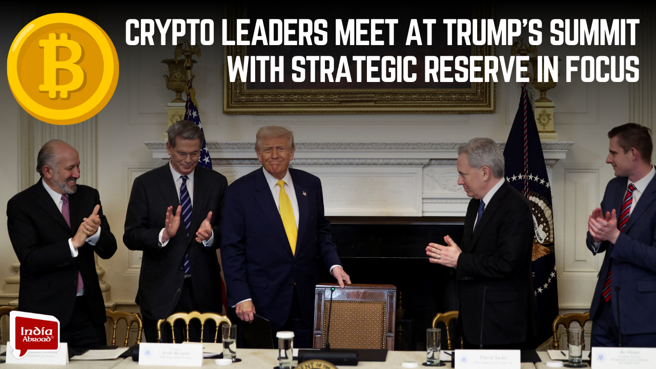 Crypto leaders meet at Trump's summit with strategic reserve in focus